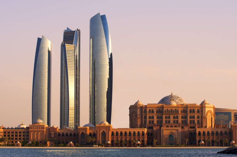 Emirate Palace and Nation Tower c. TCA